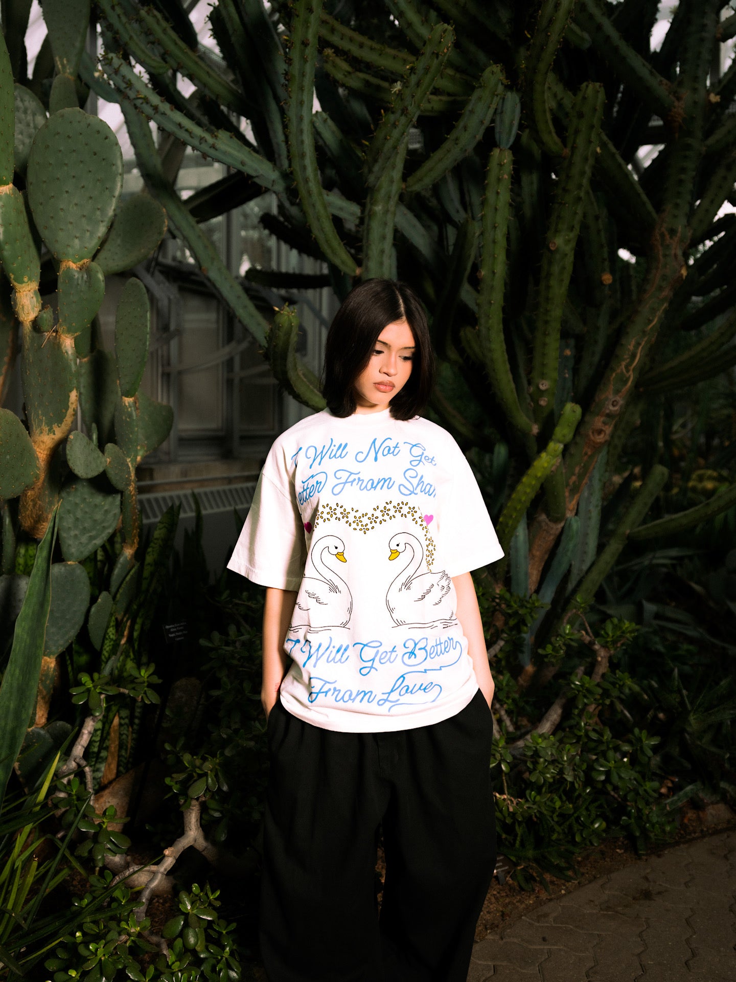 Better With Love Tee - Cream