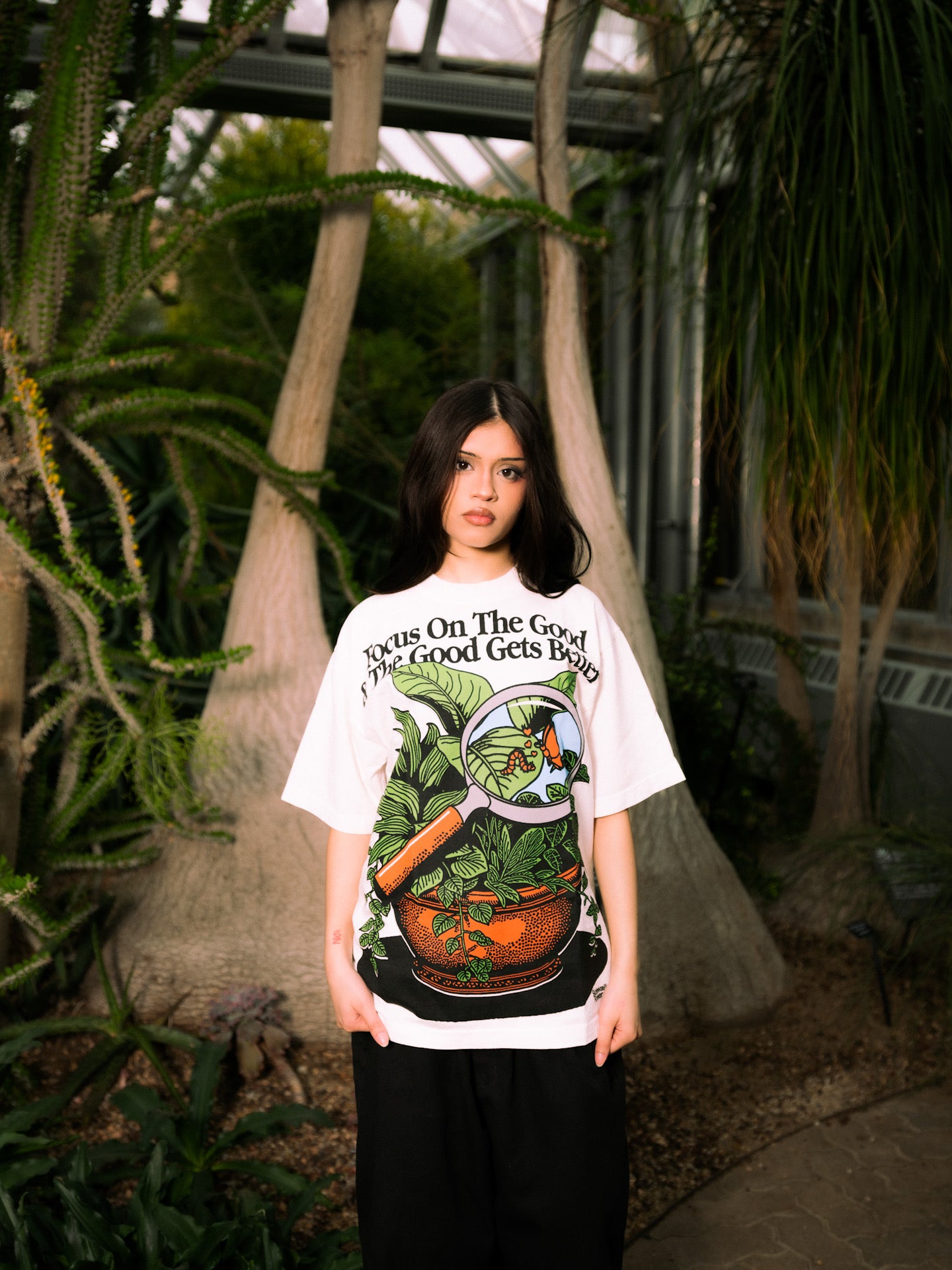 Focus On The Good Tee - White