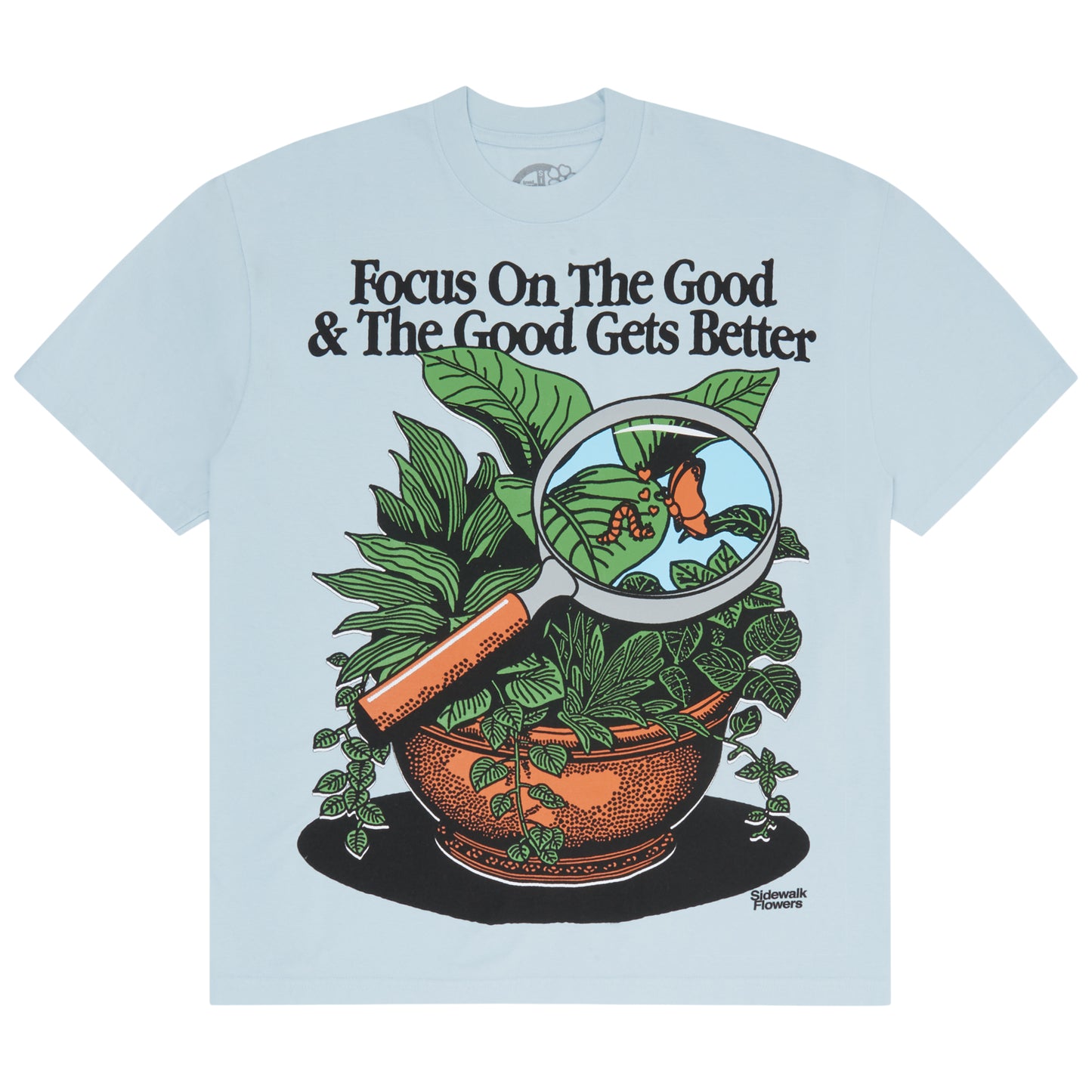 Focus On The Good Tee - Blue