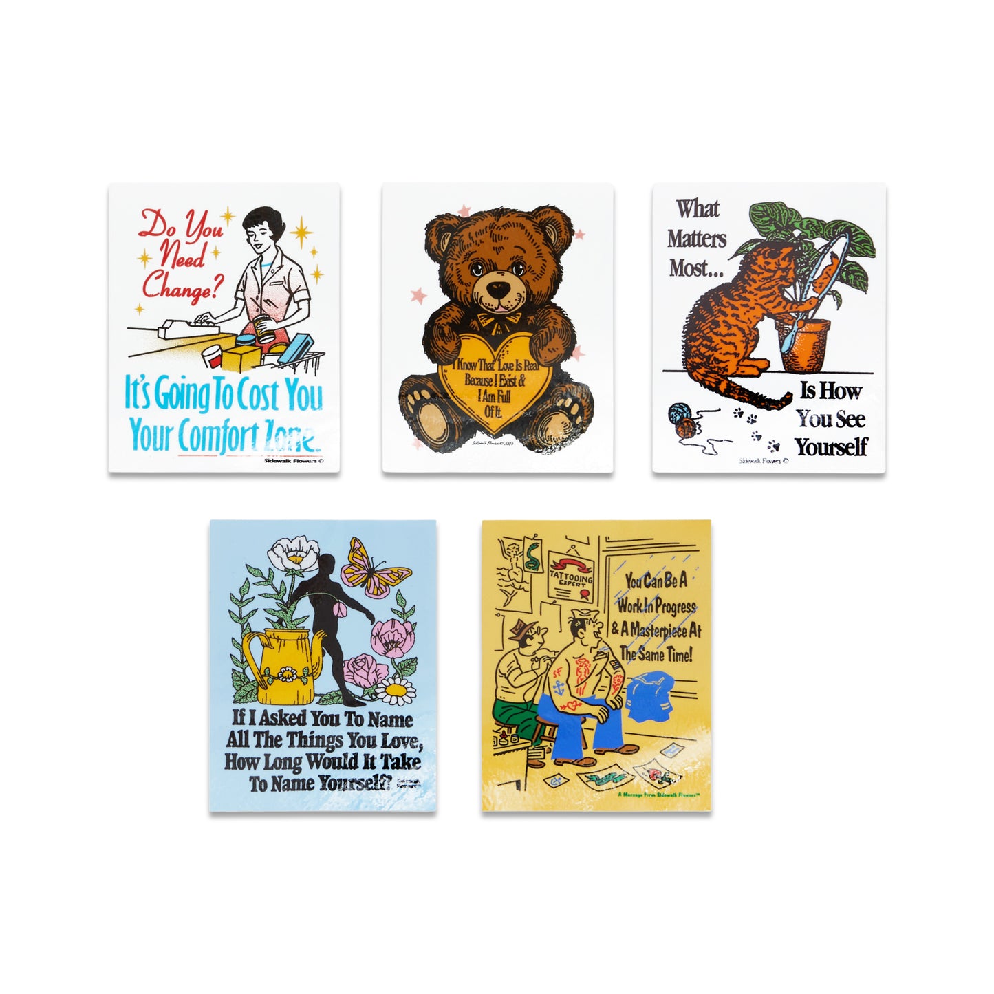 Shrunken Poster Sticker Pack