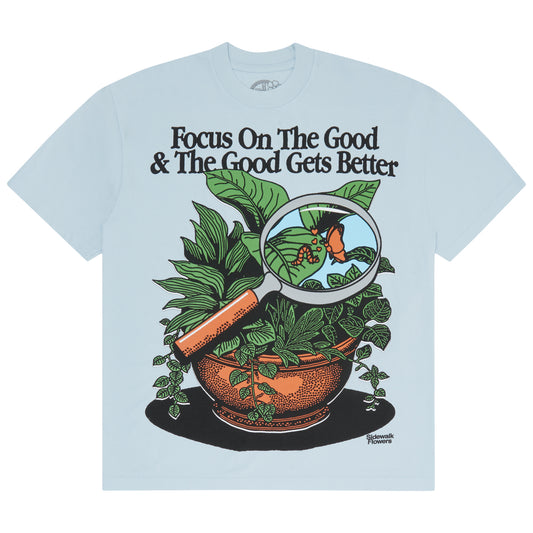 Focus On The Good Tee - Blue