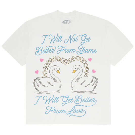 Better With Love Tee - Cream