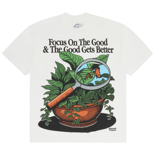 Focus On The Good Tee - White
